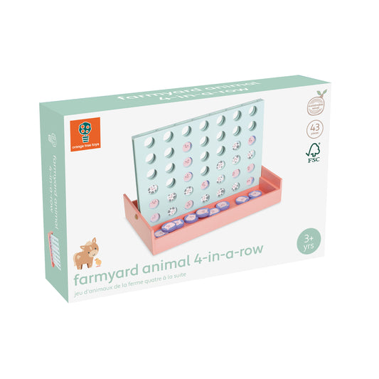 Farmyard Animal 4 in a row | Orange Tree Toys