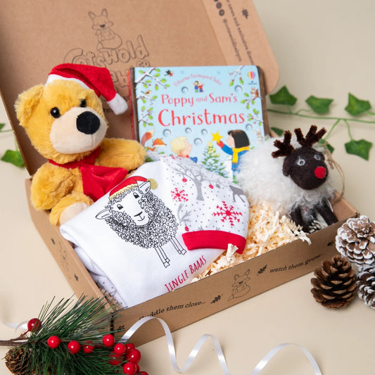 Baby's First Christmas Gift Box-Christmas Little Lamb