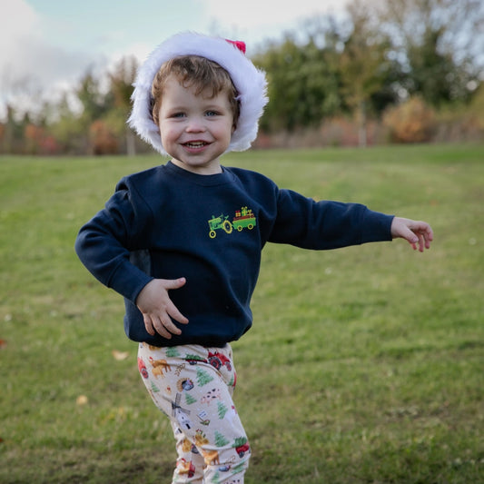 Vintage Tractor Christmas Jumper | Cotswold Baby Co