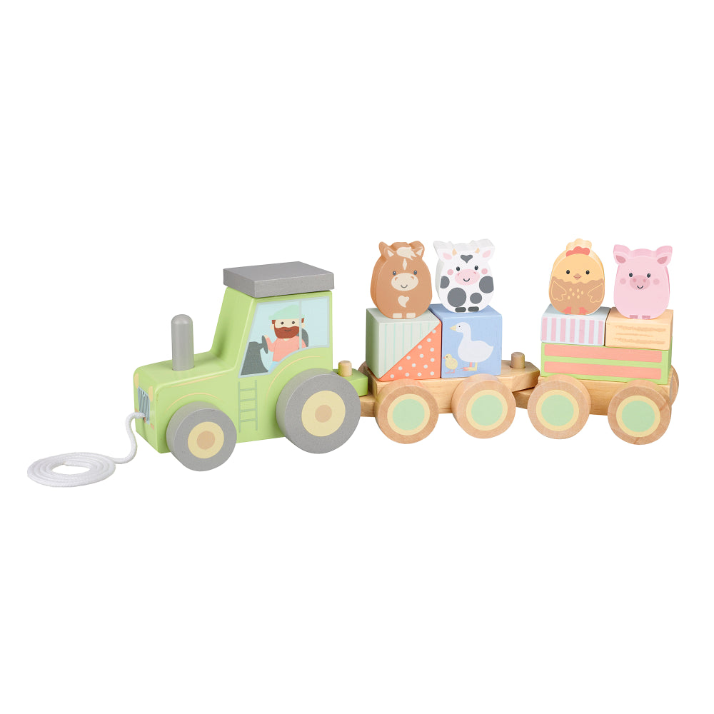 Puzzle Tractor- Farm Animal | Orange Tree Toys