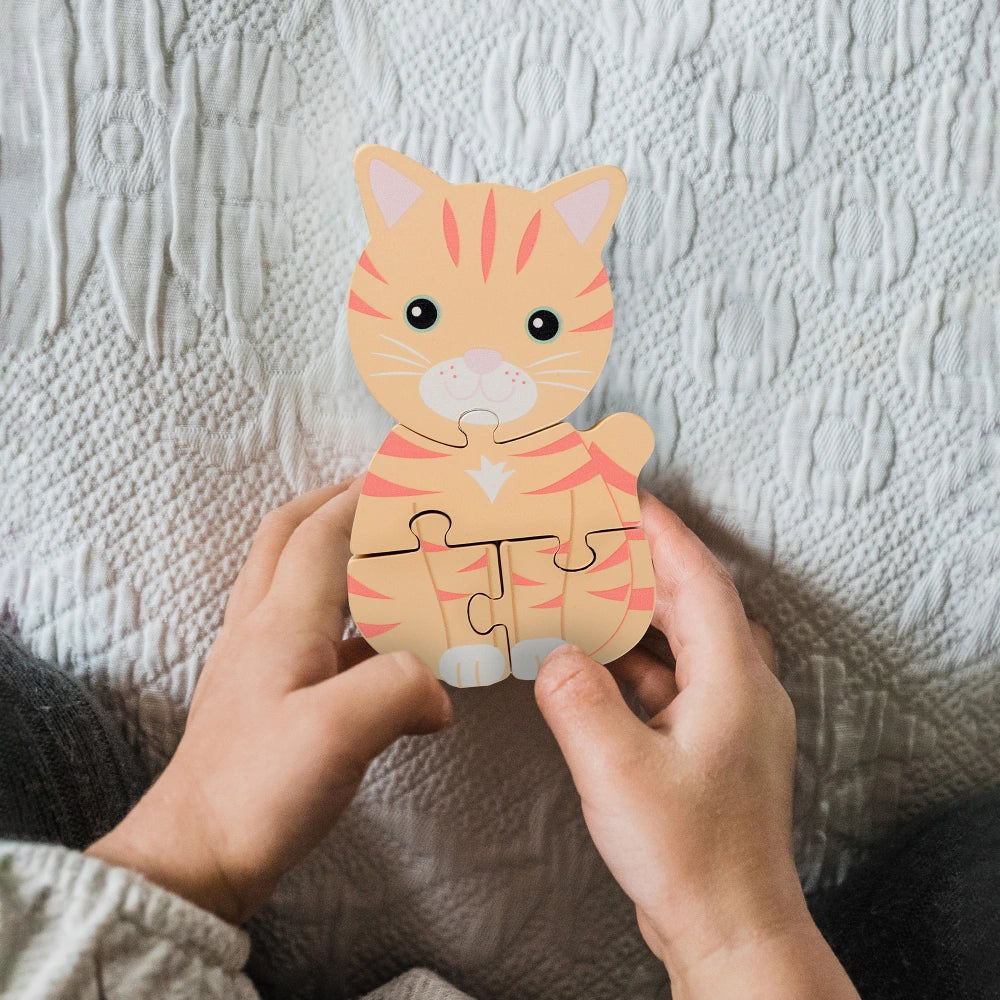 Mini Cat Wooden Puzzle