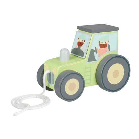 Tractor Pull Along Wooden Toy